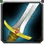 Warrior class icon in WoW Forever